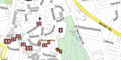 Weimarer Stadtschloss Weimar Stadtplan